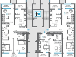 Продается 3-комнатная квартира ЖК На Фонтанке, 76.87  м&sup2;, 14329103 рублей