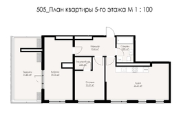 Продается 2-комнатная квартира ЖК Альпина, 94.33  м&sup2;, 15338700 рублей