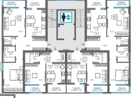 Продается 2-комнатная квартира ЖК На Фонтанке, 60.33  м&sup2;, 17572920 рублей