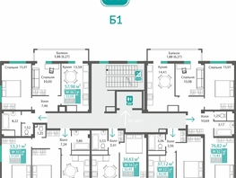 Продается 1-комнатная квартира ЖК Прополис, 32.43  м&sup2;, 5124405 рублей