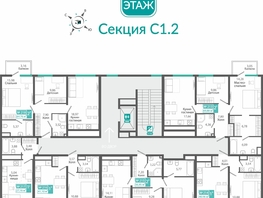 Продается 2-комнатная квартира ЖК Розмарин, 64.76  м&sup2;, 11360406 рублей