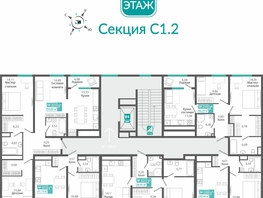 Продается 2-комнатная квартира ЖК Розмарин, 66.29  м&sup2;, 11616314 рублей