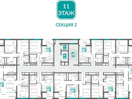 Продается 1-комнатная квартира ЖК Видный, 32.57  м&sup2;, 8171845 рублей
