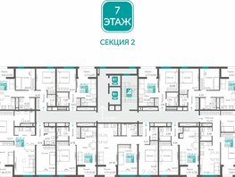 Продается 2-комнатная квартира ЖК Видный, 53.6  м&sup2;, 10699436 рублей