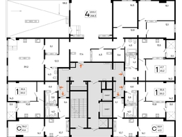Продается 1-комнатная квартира ЖК Поэма, 39.7  м&sup2;, 7004000 рублей