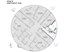 Продается Апартамент АО Паруса Мечты, 45.55  м&sup2;, 18027510 рублей