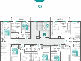 Продается 1-комнатная квартира ЖК Прополис, 31.98  м&sup2;, 5064407 рублей