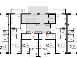 Продается 1-комнатная квартира ЖК Ботаника, 34.1  м&sup2;, 7161000 рублей
