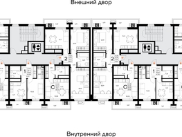 Продается 1-комнатная квартира ЖК Прибрежный дом, 58.63  м&sup2;, 12722710 рублей