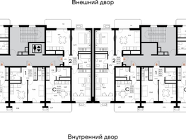 Продается 1-комнатная квартира ЖК Прибрежный дом, 54.43  м&sup2;, 11811310 рублей