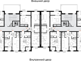 Продается 2-комнатная квартира ЖК Прибрежный дом, 69.36  м&sup2;, 13247760 рублей