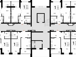 Продается 1-комнатная квартира ЖК Утёсов, 34.5  м&sup2;, 6141000 рублей