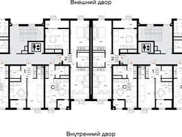 Продается 1-комнатная квартира ЖК Прибрежный дом, 41.79  м&sup2;, 8817690 рублей