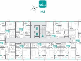 Продается 1-комнатная квартира ЖК Мир , 36.47  м&sup2;, 5398000 рублей