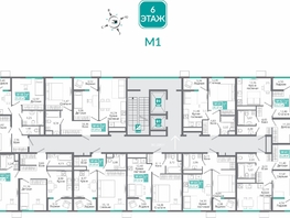 Продается 2-комнатная квартира ЖК Мир , 51.39  м&sup2;, 7328214 рублей
