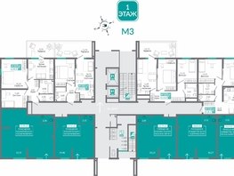 Продается 2-комнатная квартира ЖК Мир , 54.36  м&sup2;, 7672914 рублей