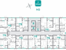 Продается 1-комнатная квартира ЖК Мир , 35.56  м&sup2;, 5286000 рублей