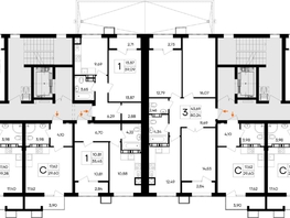 Продается 1-комнатная квартира ЖК Республика, 39.09  м&sup2;, 4768980 рублей