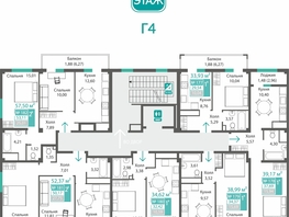 Продается 1-комнатная квартира ЖК Прополис, 37.69  м&sup2;, 6125114 рублей