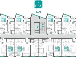 Продается 2-комнатная квартира ЖК Подсолнух, 58.2  м&sup2;, 9586508 рублей
