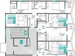 Продается 2-комнатная квартира ЖК Подсолнух, 59.68  м&sup2;, 9321184 рублей