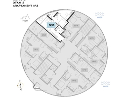 Продается Апартамент АО Паруса Мечты, 54.32  м&sup2;, 21272010 рублей
