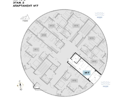 Продается Апартамент АО Паруса Мечты, 39.97  м&sup2;, 18859100 рублей