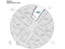 Продается Апартамент АО Паруса Мечты, 38.36  м&sup2;, 18044540 рублей