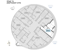 Продается Апартамент АО Паруса Мечты, 45.51  м&sup2;, 20537600 рублей