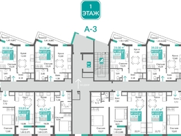 Продается 2-комнатная квартира ЖК Подсолнух, 62.47  м&sup2;, 10775162 рублей