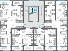 Продается 2-комнатная квартира ЖК На Фонтанке, 58.25  м&sup2;, 18927000 рублей