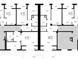 Продается 1-комнатная квартира ЖК Парковые кварталы, этап 2, 31.96  м&sup2;, 5113600 рублей