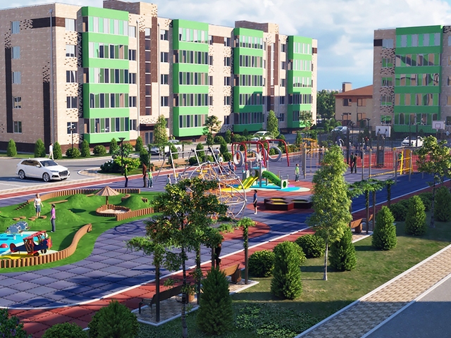 Новостройка Кубанская усадьба, дом 1 к4